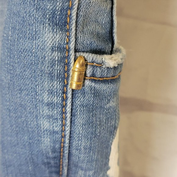 Men's Golden Jeans Signature Blanco Denim Like New Size 36 - Picture 6 of 8